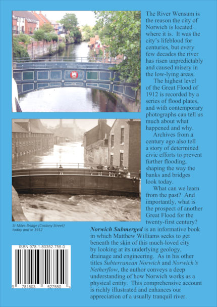 Norwich Submerged: The meandering river and the Great Flood (Back Cover)